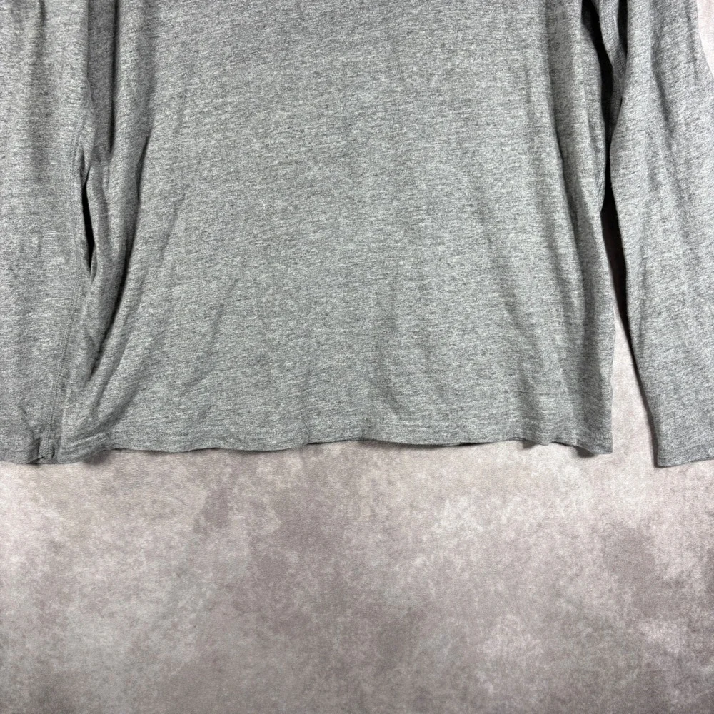 Ralph Lauren Polo Denim & Supply Slub Jersey Henley Shirt Mens Large Gray Casual